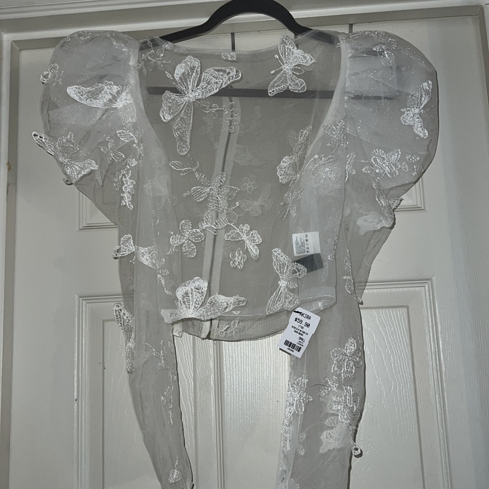 AKIRA sheer top! - Picture 5 of 6